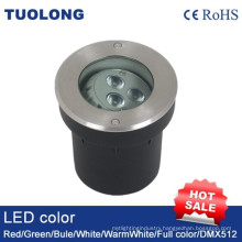 6W LED Inground Light with Angle Adjustable Underground Garden Lighting